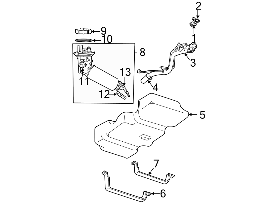 Dodge Challenger Fuel. Seal. PUMP. AND LEVEL UNIT. Injection Pressure