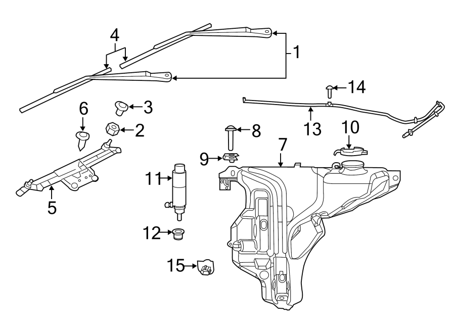 Dodge Durango Blade. Wiper. Front. Windshield. Windshield wiper blade