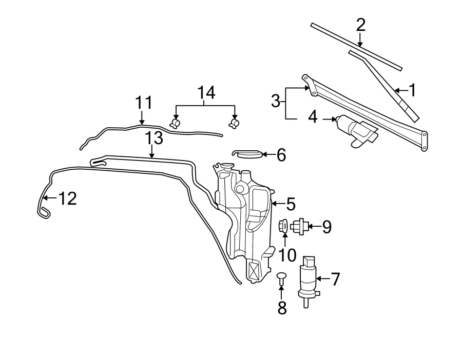 Dodge Ram 1500 Arm wiper. Front wiper. Windshield wiper arm. To 10/10