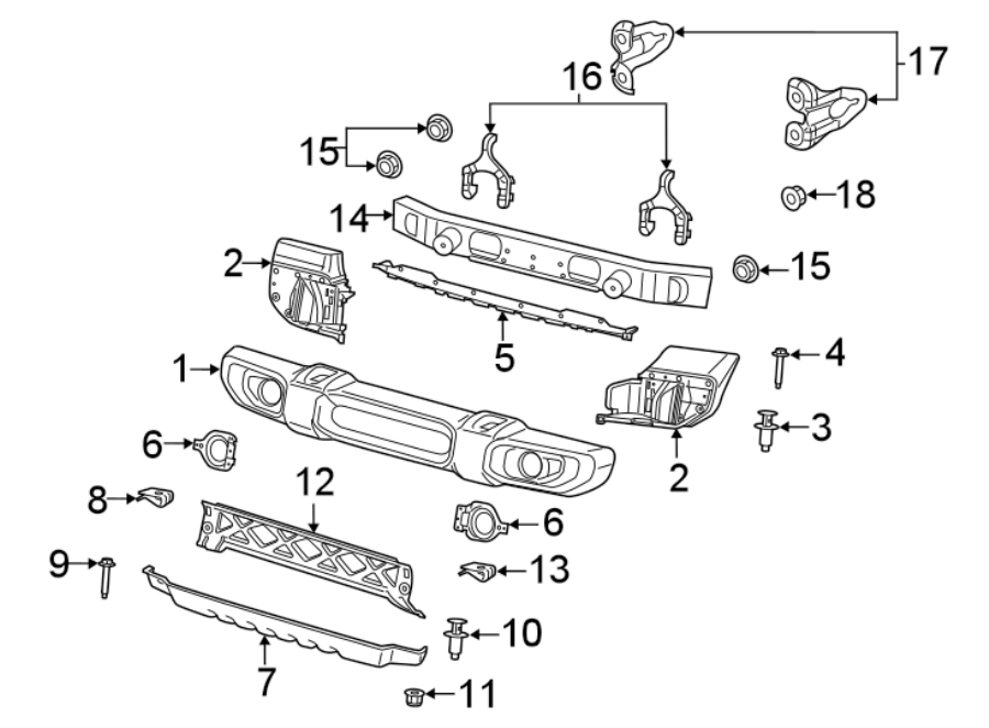 Jeep Wrangler Bracket. Lamp. Fog. BLACK MOLDED W/O TRIM BEZELS. MOLDED