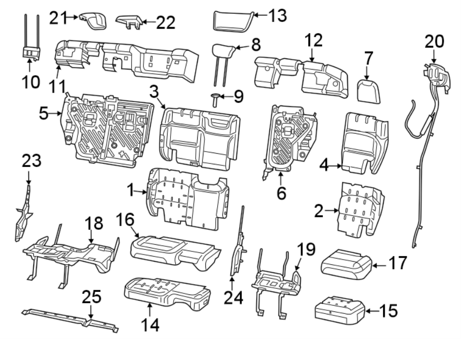 jeep-wrangler-seat-back-frame-rear-60-40-split-bench-cloth-code-a7-t7-d5-68281195af