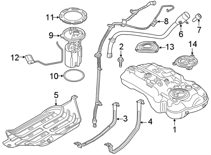 Jeep Renegade Fuel Tank Strap 68246777AA Amherst OH